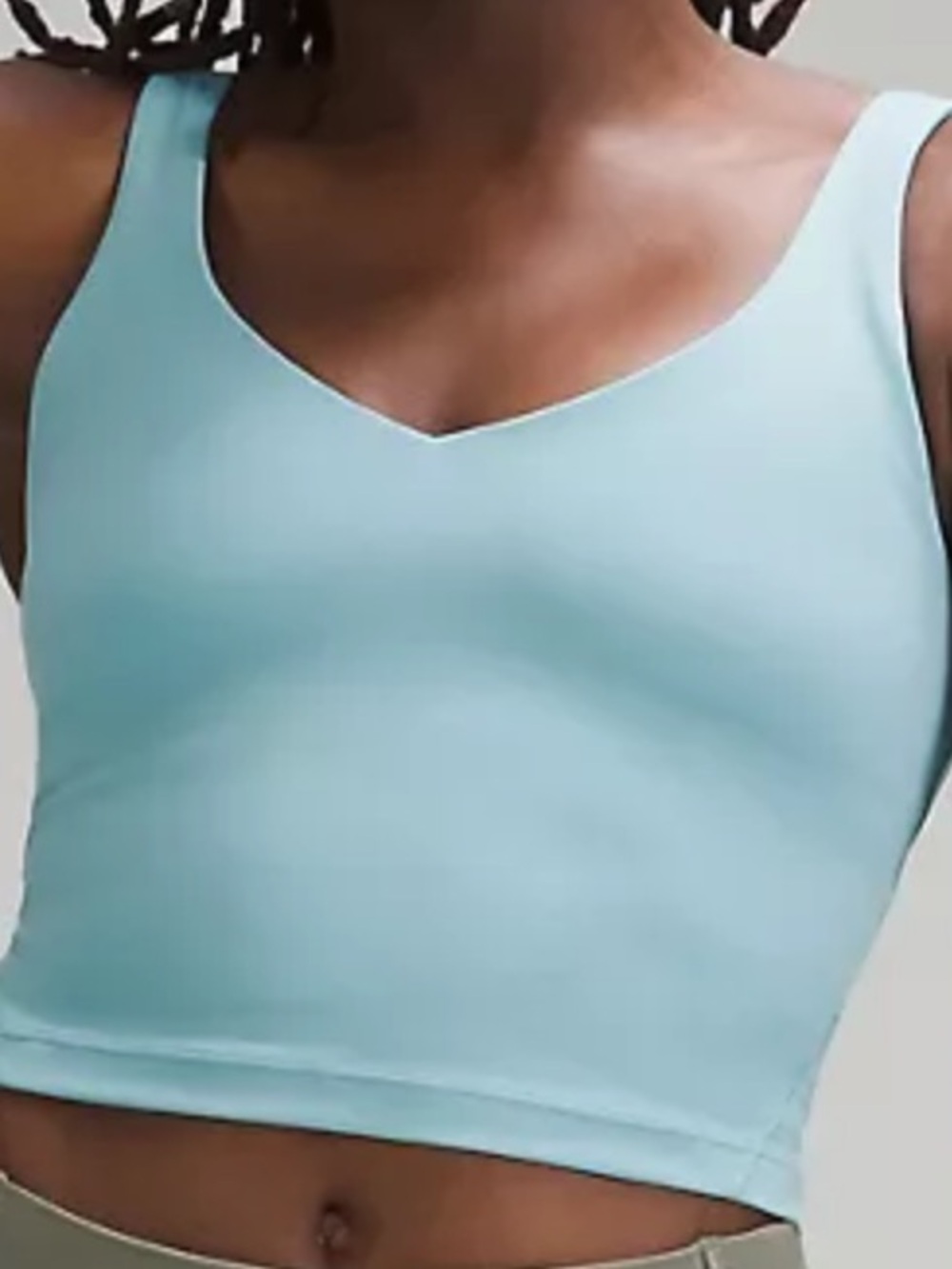 Lululemon align tank top. Size 0. Color tidal teal.